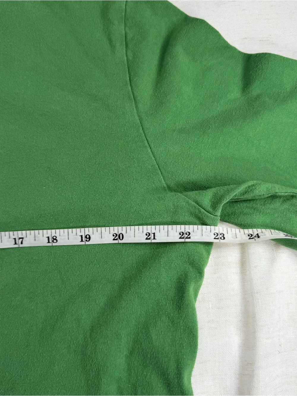 John Deere Green Long Sleeve Crewneck with Embroidered Logo